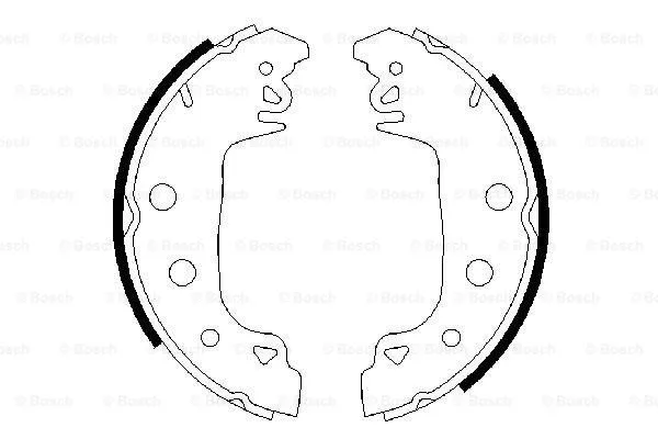 Brake Shoe Set (0 986 487 546)