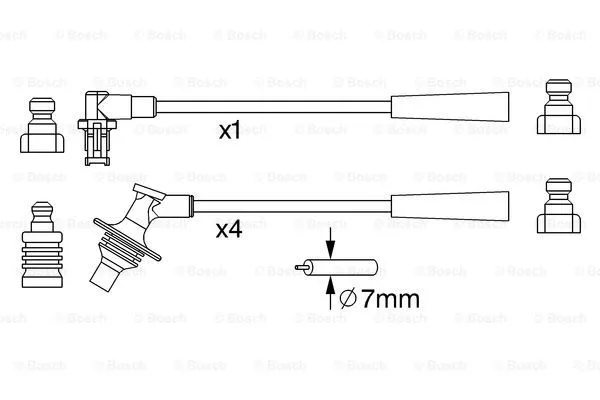 Ignition Cable Kit (0 986 357 230)
