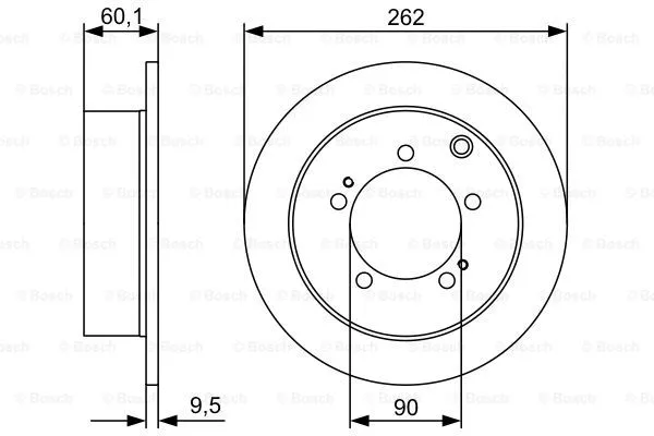 Brake Disc (0 986 479 512)