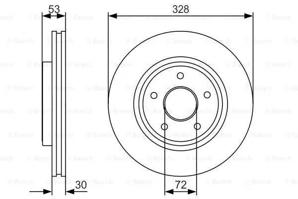 Brake Disc (0 986 479 R48)