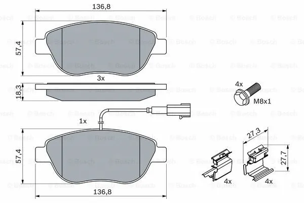 Brake Pad Set, disc brake