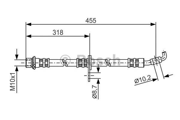 Brake Hose (1 987 476 727)