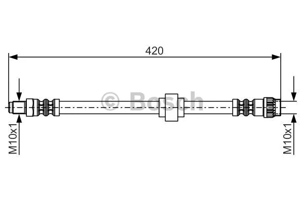 Brake Hose (1 987 476 704)