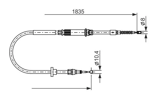 Cable Pull, parking brake