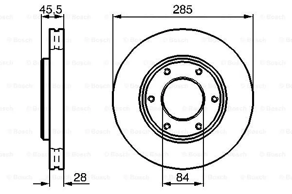 Brake Disc (0 986 478 693)