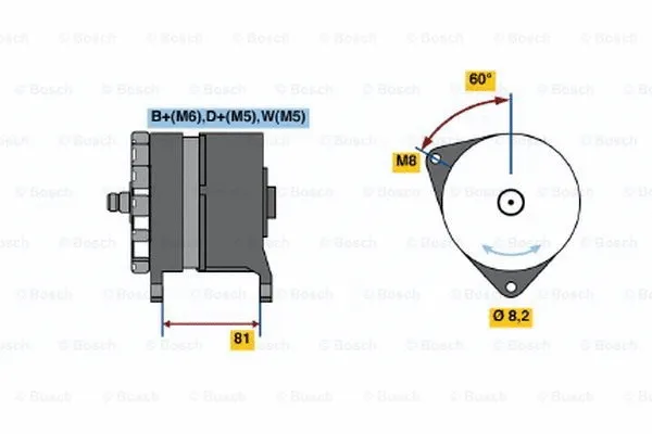 Alternator (0 120 489 460)