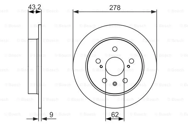 Brake Disc (0 986 479 047)