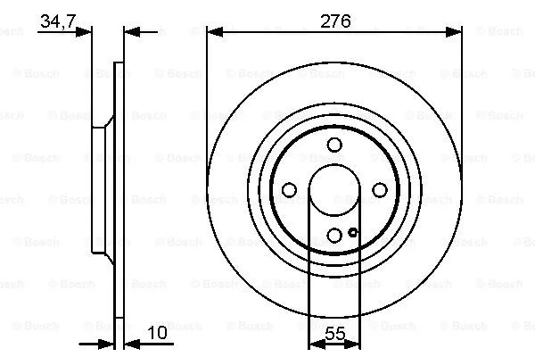 Brake Disc (0 986 479 473)