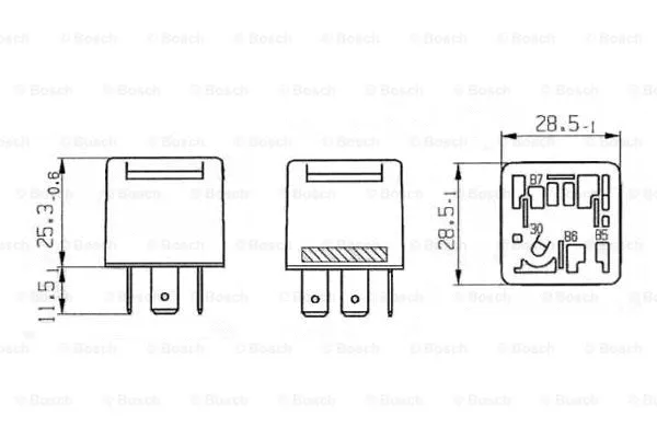 Relay, main current
