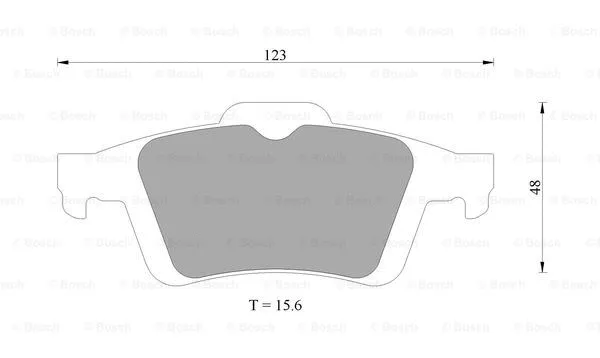 Brake Pad Set, disc brake (0 986 AB9 212)