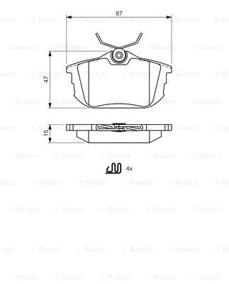Brake Pad Set, disc brake