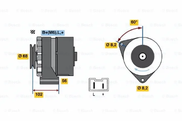 Alternator (0 986 037 781)