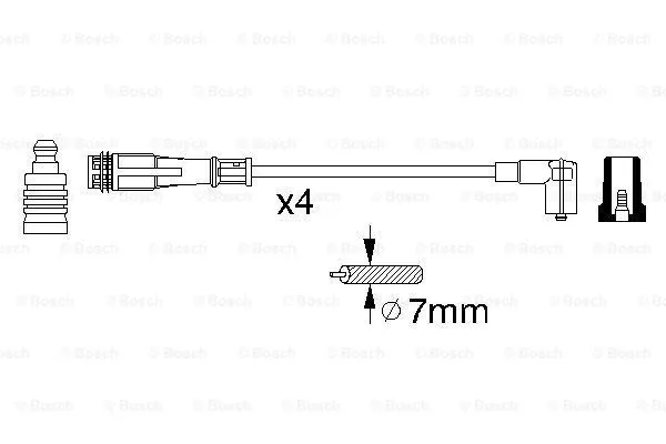 Ignition Cable Kit (0 356 912 881)