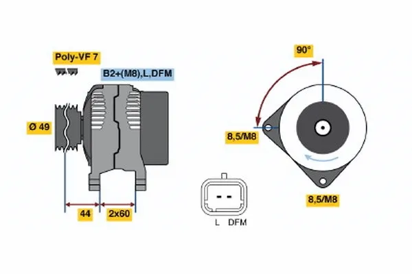 Alternator (0 124 525 137)