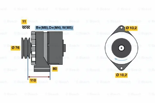 Alternator (0 120 469 960)