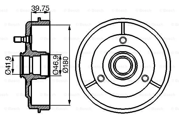 Brake Drum (0 986 477 097)