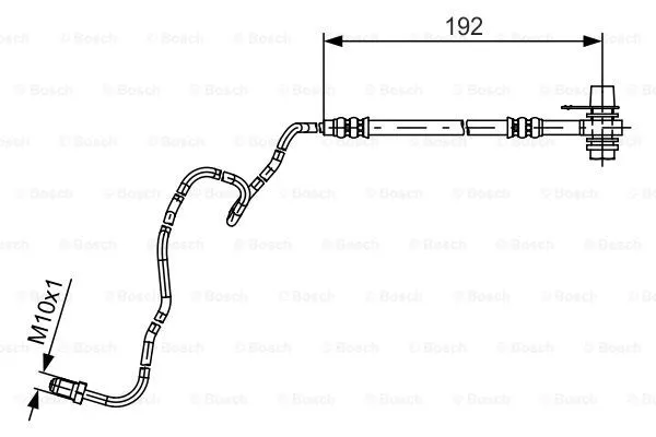 Brake Hose (1 987 481 536)