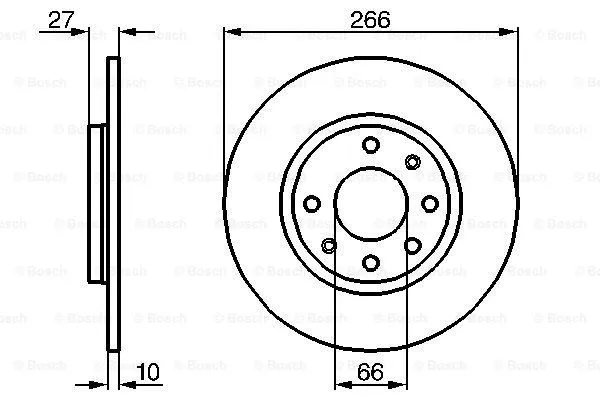 Brake Disc (0 986 478 090)