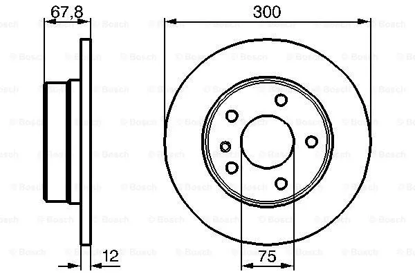 Brake Disc (0 986 478 322)