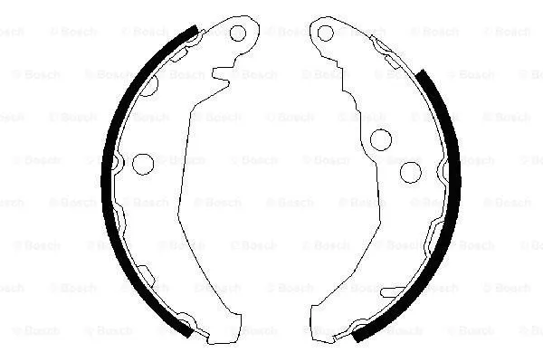 Brake Shoe Set (0 986 487 195)