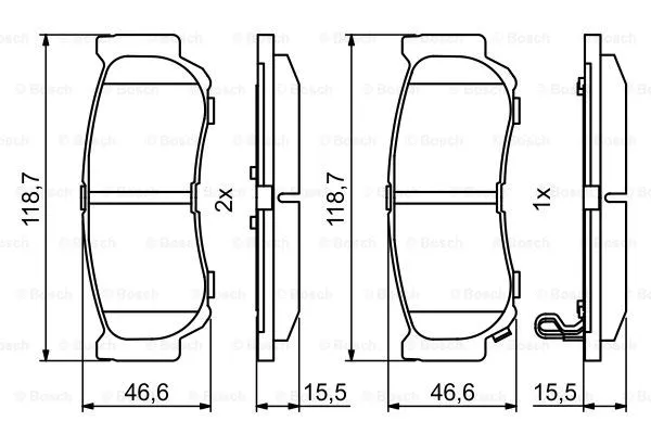 Brake Pad Set, disc brake