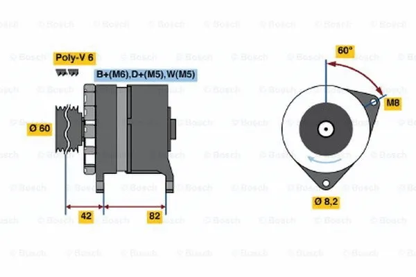 Alternator (0 120 469 871)