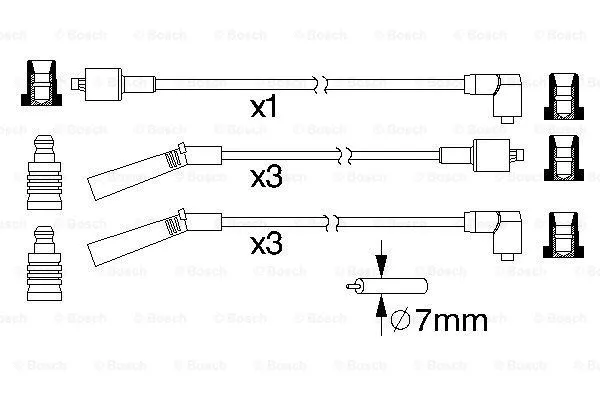 Ignition Cable Kit (0 986 357 178)