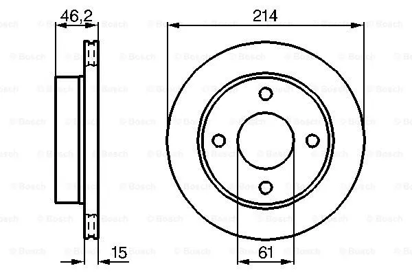 Brake Disc (0 986 478 637)