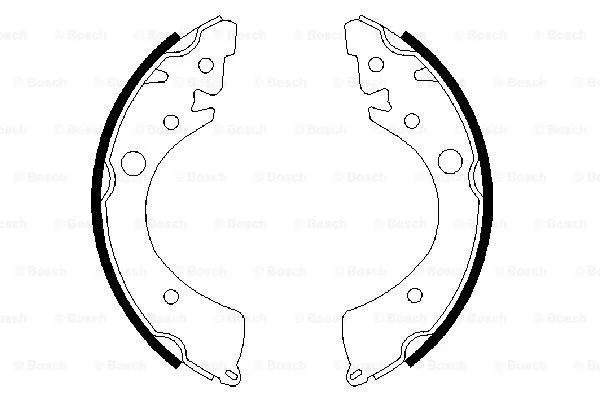 Brake Shoe Set (0 986 487 356)