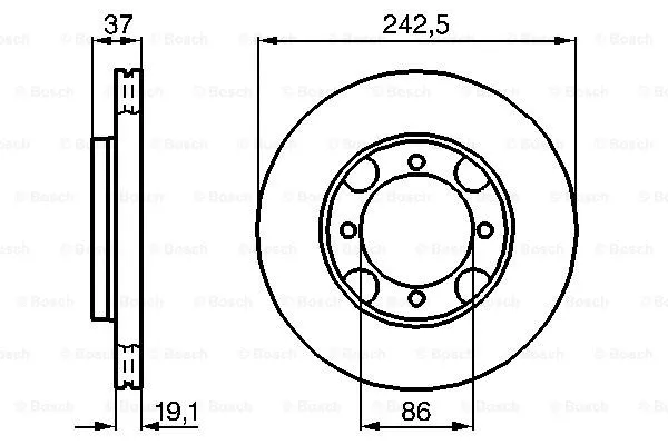 Brake Disc (0 986 478 665)