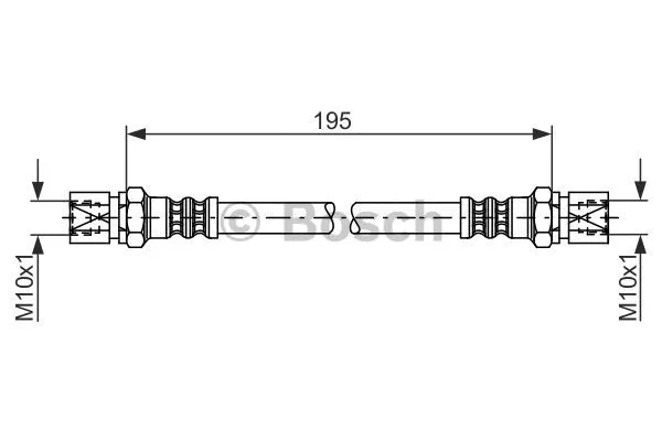 Brake Hose (1 987 476 030)