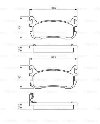 Brake Pad Set, disc brake