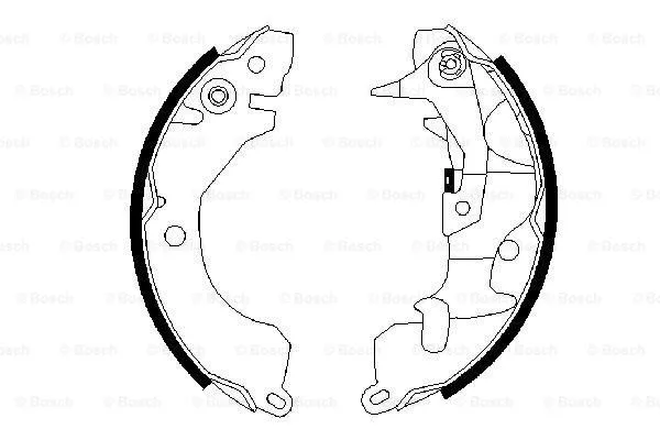 Brake Shoe Set (0 986 487 260)