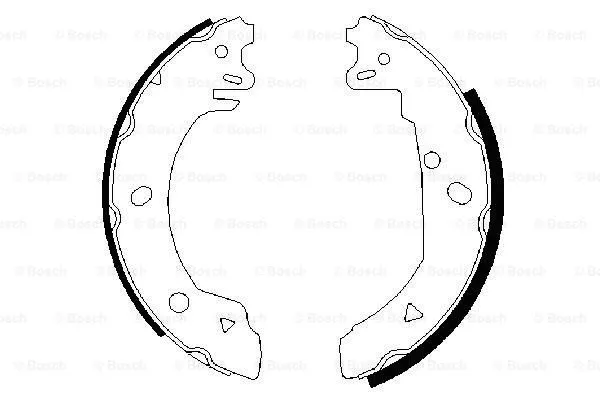 Brake Shoe Set (0 986 487 229)