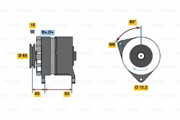 Alternator (0 120 489 361)
