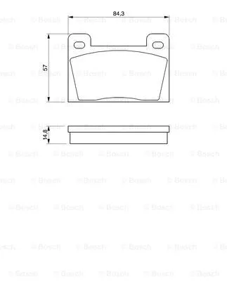 Brake Pad Set, disc brake (0 986 465 610)