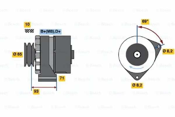Alternator (0 120 469 993)