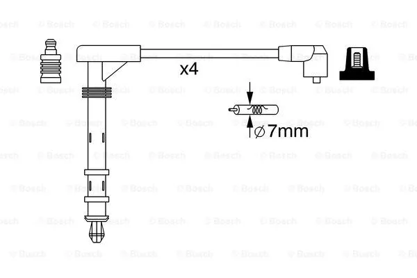 Ignition Cable Kit (0 986 357 261)