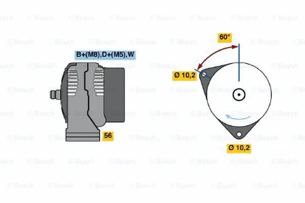 Alternator (0 123 315 501)