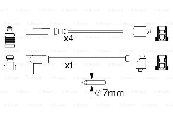 Ignition Cable Kit (0 986 356 866)
