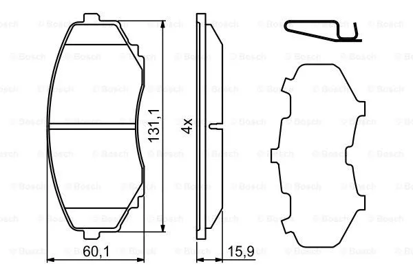 Brake Pad Set, disc brake