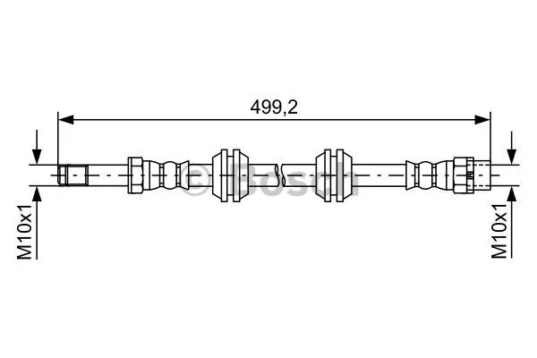 Brake Hose (1 987 481 727)