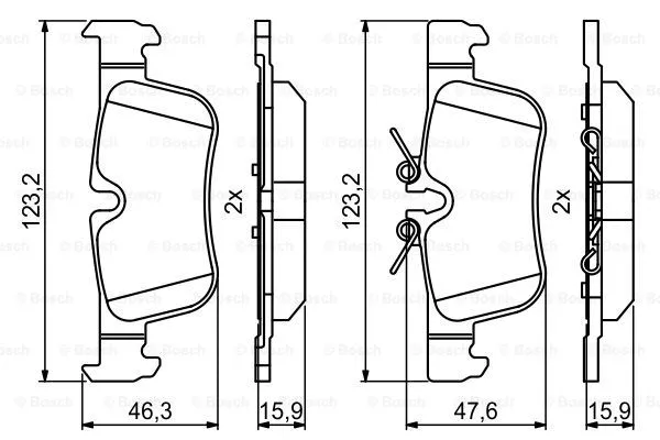 Brake Pad Set, disc brake
