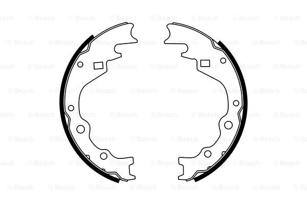 Brake Shoe Set (0 986 487 788)