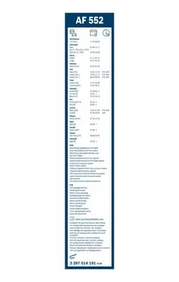 Wiper Blade (3 397 014 191)