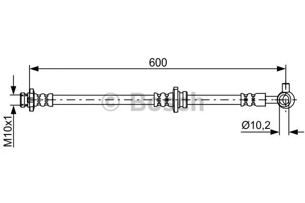 Brake Hose (1 987 481 827)