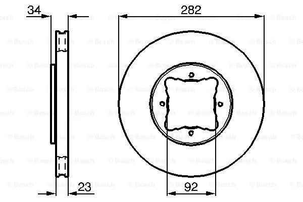 Brake Disc (0 986 478 448)