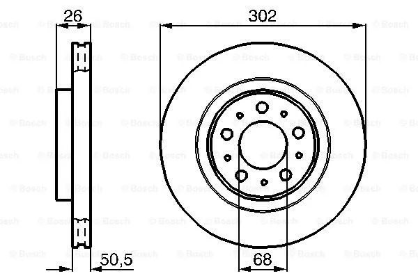 Brake Disc (0 986 478 454)