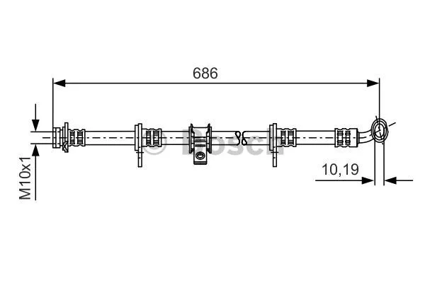 Brake Hose (1 987 481 247)