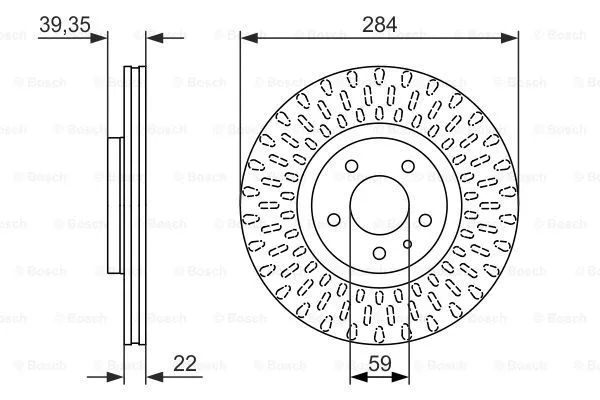 Brake Disc (0 986 479 588)